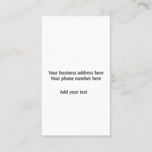 Magの指示気にビジネス名のロゴの詳細を追加 名刺 (裏面)