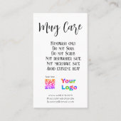 Magの指示気にビジネス名のロゴの詳細を追加 名刺 (正面)