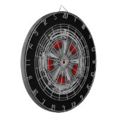 Magの車輪の投げ矢板 ダーツボード (正面左)