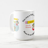 Magは孤児ではないPlease Don't Adopt Monkey コーヒーマグカップ (正面左)