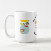 Magは孤児ではないPlease Don't Adopt Monkey コーヒーマグカップ (左)