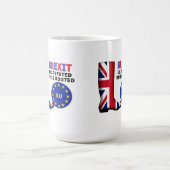 MAGイギリスBrexit UK EUがブート コーヒーマグカップ (中央)