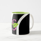 mag抽象芸術ロゴデザイン ツートーンマグカップ (正面右)