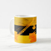 MAG誇りを持ったを運用するカラフルこと コーヒーマグカップ (正面左)