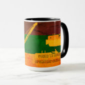 MAG誇りを持ったを運用するカラフルこと マグカップ (正面右)