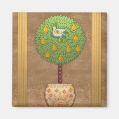 MAG009 Partridge in a Pear Tree マグネット (正面)