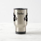 Mag – ポリダクティルプリントと名前(v2) トラベルマグ (中央)