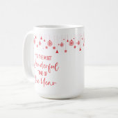 Mag – 今年で最も素晴らしい時間 コーヒーマグカップ (正面左)