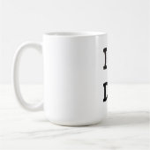 Mag/引用文-"I "ハート"パパ" コーヒーマグカップ (左)