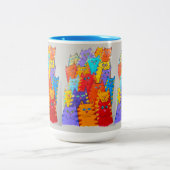 Mag - 062 - Cat Pack ツートーンマグカップ (中央)