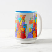 Mag - 062 - Cat Pack ツートーンマグカップ (正面右)