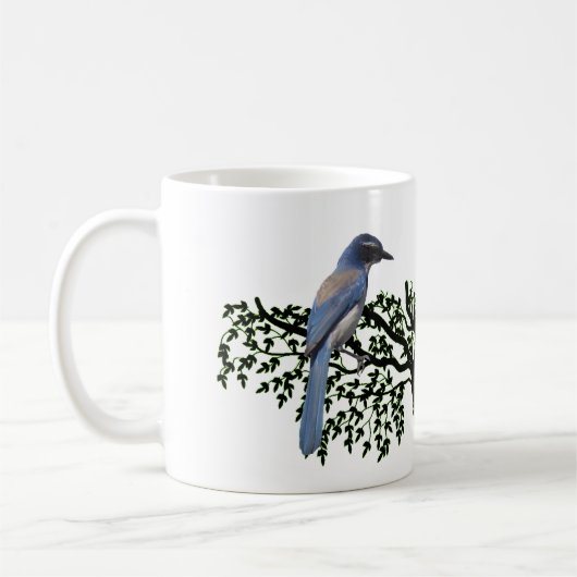 Mag - Blue Jays on Branch コーヒーマグカップ (左)