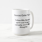 Mag - Geminiの〔占星術の〕十二宮図色 コーヒーマグカップ (正面右)