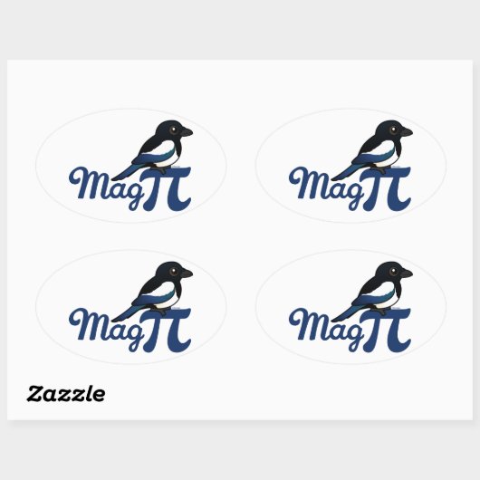 Mag PI 楕円形シール (シート)