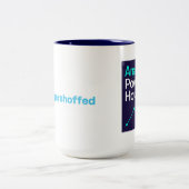 Mag - Podcastロゴと#mattgershoffed ツートーンマグカップ (中央)