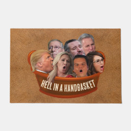 MAGAおもしろい共和党員の手すりの地獄 ドアマット