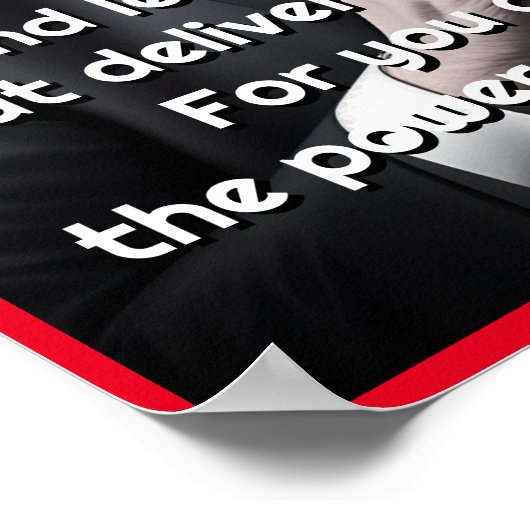 MAGAに対するトランプ祈りの言葉 ポスター (角)