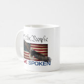 MAGAのコーヒー・マグ-人々が話した私達 コーヒーマグカップ (正面左)