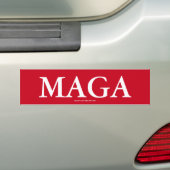 MAGAのバンパーステッカー バンパーステッカー (車上)