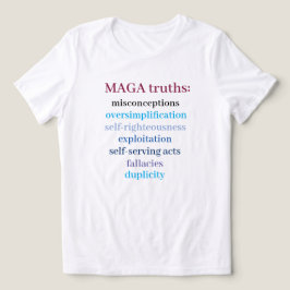 MAGAの真実 対抗MAGAメッセージ トライブレンドＴシャツ