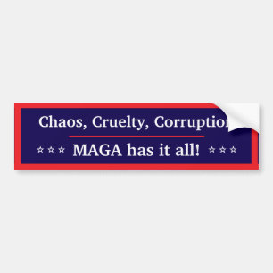 MAGAはすべてを手に入れるバンパーステッカー バンパーステッカー