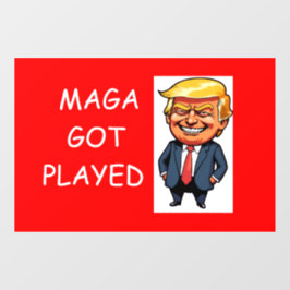 MAGAは負けた ウィンドウサイン