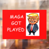 MAGAは負けた ウィンドウサイン (シート2)