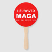 MAGAを生き延びた ハンドファン (裏面)