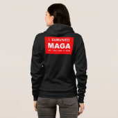 MAGAを生き延びた パーカ (裏面フル)