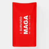 MAGAを生き延びた 横断幕 (縦)