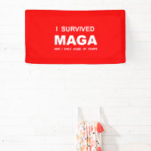 MAGAを生き延びた 横断幕 (インサイチュ)