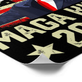 MAGAキング素晴らしトランプバイデン氏政治ウルトラメガP ポスター (角)