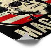 MAGAキング素晴らしトランプバイデン氏政治ウルトラメガP ポスター (角)