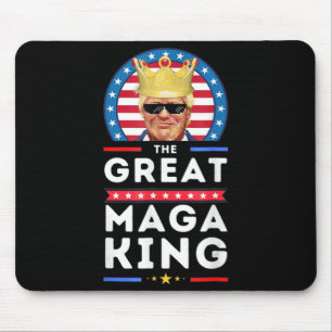 MAGAキング素晴らしトランプバイデン氏政治ウルトラメガP マウスパッド