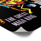 MAGAキング素晴らしドナルドトランプバイデン氏USAアルターA MAGA ポスター (角)