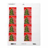 MAGAクリスマス愛国心 ラベル (フルシート)