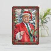 MAGAサンタトランプマグニフェントクリスマスタータンチェック シーズンカード (スタンド正面)