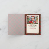 MAGAサンタトランプMAGAニフィシェントクリスマスフォールディング シーズンカード (内部)