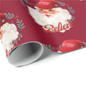 MAGAサンタト信じランプ共和党ラッピング紙 ラッピングペーパー (ロールコーナー)