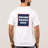 MAGAトランプヴァンス2024ティー Tシャツ (裏面)