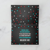 MAGAド最高のおもしろいナルドトランプ誕生日カード カード (内部)