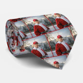 MAGAハット付きサンタクローストランプ ネクタイ (ロール)