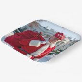 MAGAハット付きサンタクローストランプ ペーパープレート (傾斜あり)