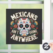 MAGAメキシコはどこにも行かない砂糖スカル ウィンドウサイン (ホーム)