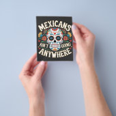 MAGAメキシコはどこにも行かない砂糖スカル チラシ (手)