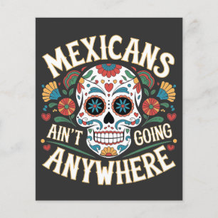 MAGAメキシコはどこにも行かない砂糖スカル チラシ