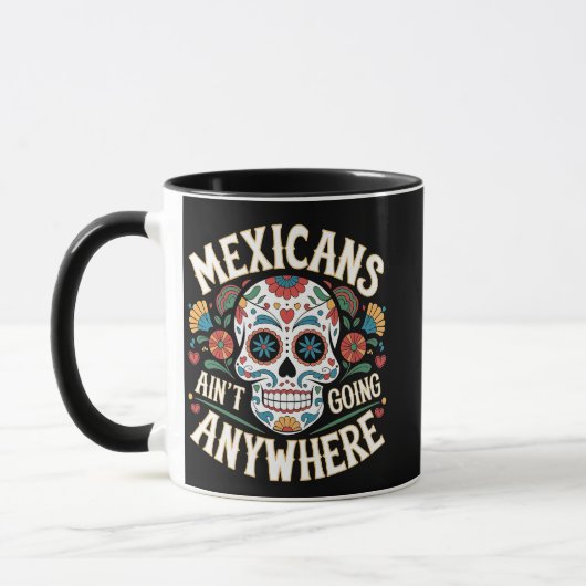 MAGAメキシコはどこにも行かない砂糖スカル マグカップ (左)