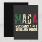 MAGAメキシコ人はどこにも行かないアメリカ人 セーブザデート (正面/裏面)