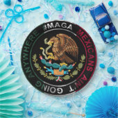MAGAメキシコ人はどこにも行かない ペーパープレート (パーティー)