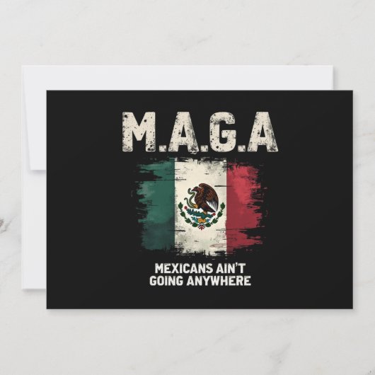MAGAメキシコ人はどこにも行かない 招待状 (正面)